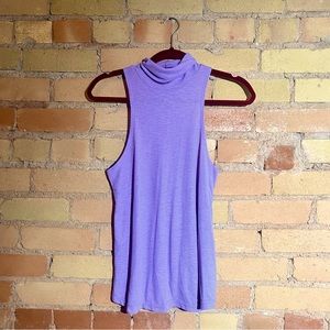 Free People sleeveless turtleneck tank